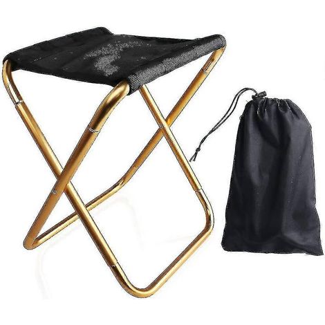 Mini tabouret de camping pliant, chaise légère, portable et robuste (1/3)