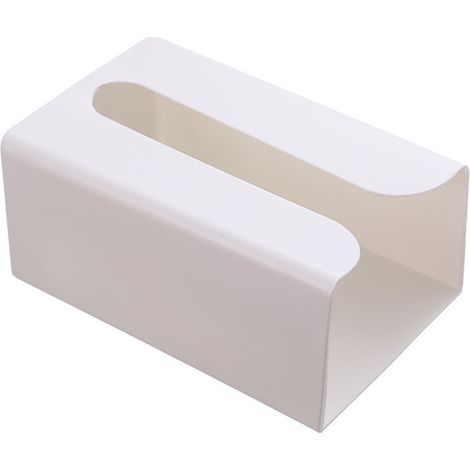 Boîte À Essuie-Tout - Fixation Murale Sans Perçage - Résistante À L'Eau - Pour Salle De Bain Et Cuisine - 1 Pièce (1/5)