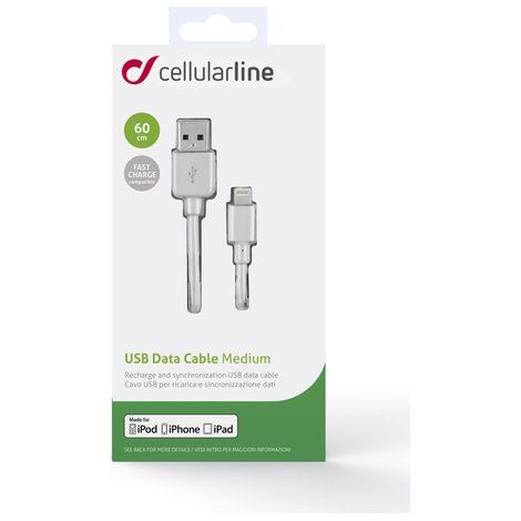 Cellularline Power Cable 60cm - Lightning (1/2)