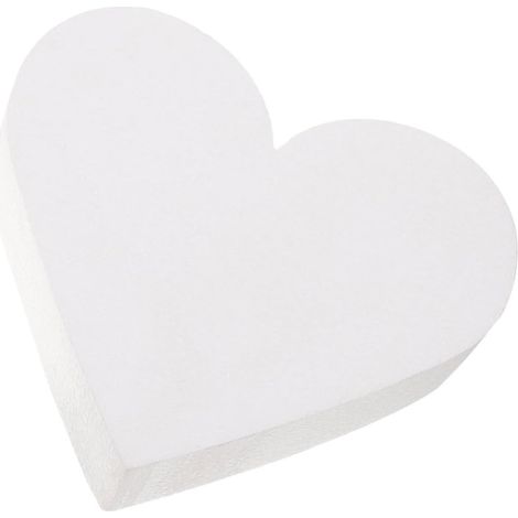 Wiederverwendbares Dekoratives Herzförmiges Schaum Kuchenmodell Schaumstoff aus Weißem Tortenmodell für Besondere Anlässe und Kreative Backpraxis (1/5)