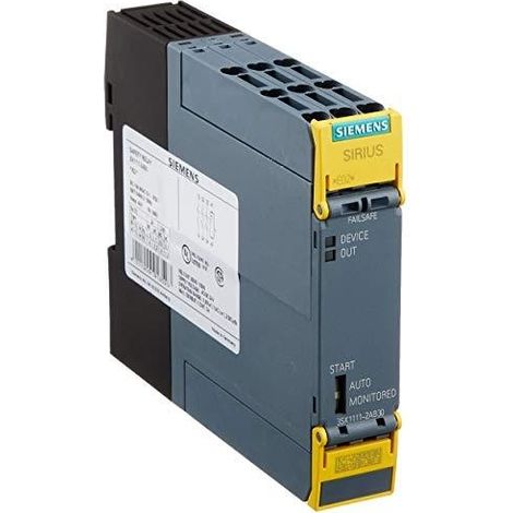 Siemens 3SK1111-2AB30 Relé de seguridad incoloro 24V AC/DC