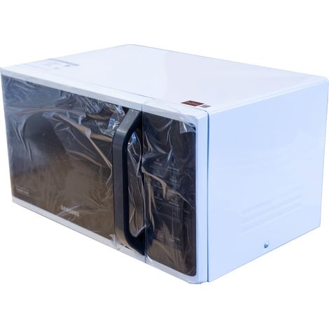 Samsung – Micro-ondes à poser 23L 800W – MS23K3513AW – Dimensions 489x275x374mm – Émail céramique facile à nettoyer – Mode éco et désodorisation