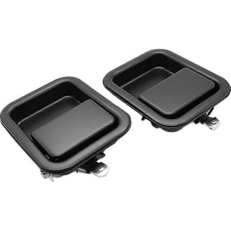 Türgriffset aus Metall für die Außentür, komplett für Wrangler (1/5)