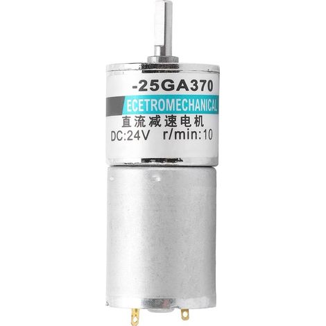 Micro moteur à engrenages cc basse vitesse CW CCW, aimant Permanent, industrie automatisée 24V XD-25GA37010rpm/min (1/5)