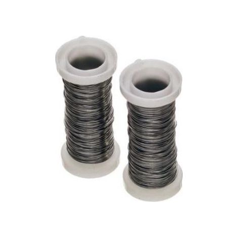 BREWIS Filo floreale argento 20m - 2 pezzi