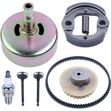 Tambour d'embrayage à 9 dents pour moteur de tondeuse Honda GX35 HHT35S Pièces de rechange Engrenage de poulie de came, courroie de distribution, soupape d'admission et d'échappement, axe de tirage, b (1/5)