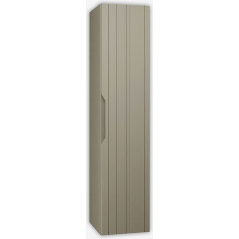 Solmira 160 Wandhängende Badezimmer-Kommode aus MDF, beidseitig nutzbar - Taubengrau
