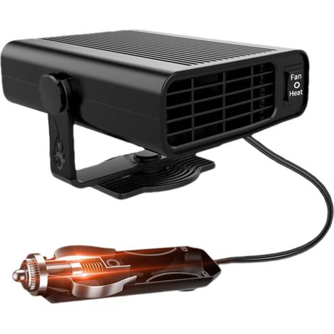 Tragbare Autoheizung, Windschutzscheiben-Entfroster, 2-in-1-Heizung und Kühlung, schnelles Auftauen und Entnebeln, Autoheizung kompatibel mit Fahrzeugen, Autoheizung mit Entfeuchtungsfunktion