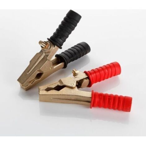 Kit 2 pinces pro(+ et -) en laiton de Autre batterie ou de demarrage 250B,Pinces de demarrage