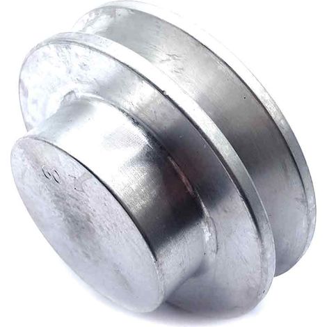 Poulie trapézoïdale aluminium moyeu plein SPZ60/1ALU
