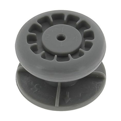 Axe (x1) guide rail inferieur (panier superieur) FM121760010412 pour Lave vaisselle AYA, COBAL, FAR, QILIVE, SABA, SIGNATURE, VALBERG