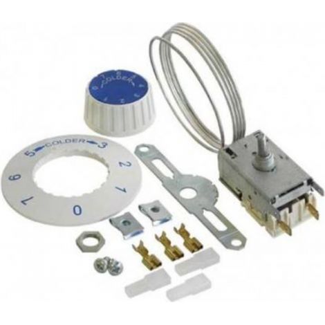 Termostato Ranco VC-1 Varifix  Frigoríficos 1 Puerta y Armarios  Capilar 1200mm  -23ºC/+2ºC