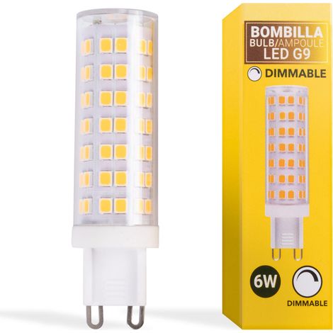 LED G9 Stiftsockellampe 220-240V AC - 6W - Dimmbar