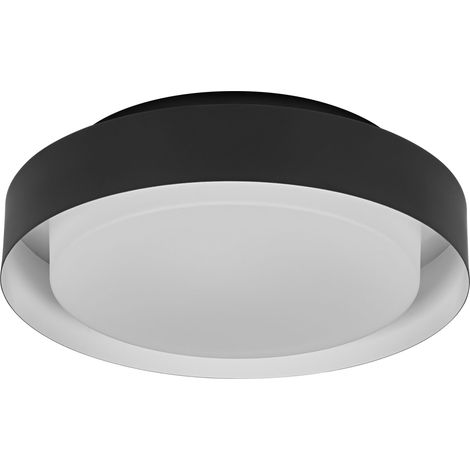 OSRAM Plafonnier ORBIS MADRID 290mm, noir, culot E27, peut être équipé d'une ampoule connectée, haute qualité, design moderne, boîtier en métal, adapté à une utilisation en intérieur, rond, IP20 (1/4)