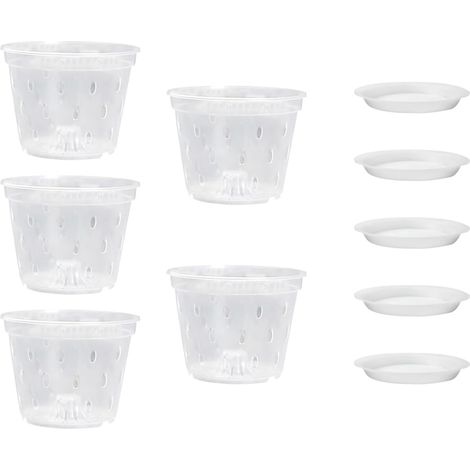 mit Löchern mit 5 Blumentöpfen für den Außenbereich mit (1/5)