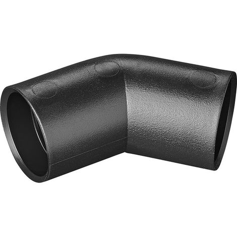 Coude Évacuation 45° Ø28 mm - Raccord PE Enfichable (1/4)