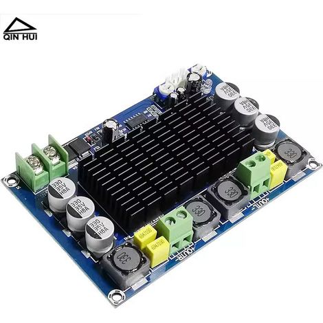 Carte d'amplificateur numérique double canal Bluetooth 5.0 mini 12-26 V, carte d'amplificateur audio stéréo haute puissance 150 W x 2