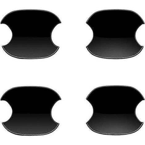 Cache-joint de porte extérieure de voiture pour noir brillant-- (1/5)