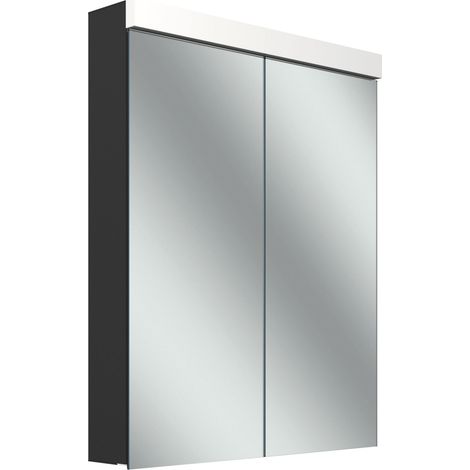 Schneider LOW plus LED Armoire de toilette, 2 portes 30/30cm, (1/5)
