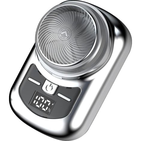 Rasoir électrique rechargeable USB Mini rasoir portable sans fil pour le visage, utilisable sur peau sèche ou humide, petit appareil de rasage (1/5)