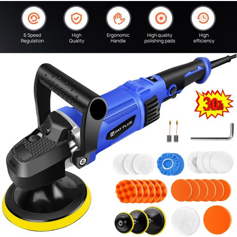 125MM/150MM/180MM Polisseuse excentrique Set de polissage Eponge de polissage Set d'accessoires