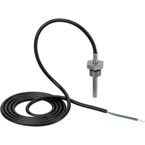 Viega AquaVip Temperatursensor 2245.67, G 1/4", Länge 36,5mm, Kabellänge 2000mm, Edelstahl (1/2)