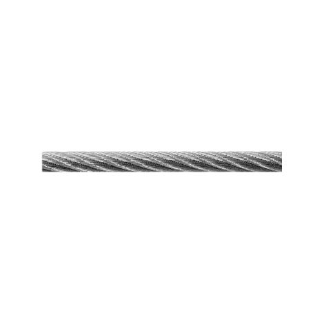 Vormann Stahldrahtseil verzinkt 2 mm 6x7 + Faser (1/3)