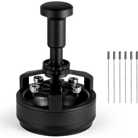 WDT MHW-3BOMBER Dispenser da 58 mm in acciaio inox con aghi regolabili e base magnetica per caffè espresso (1/5)
