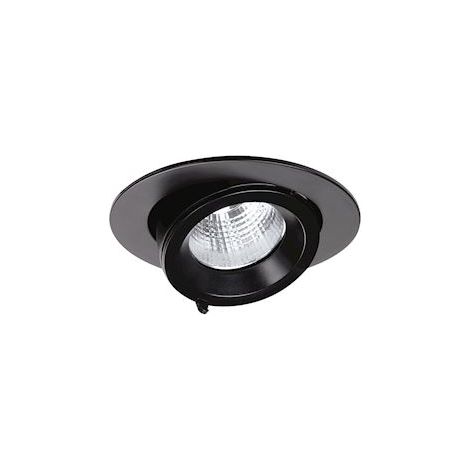 spot encastré à led - aric randy 1 - 14.4w - 3000k - 50d - noir - aric 51250
