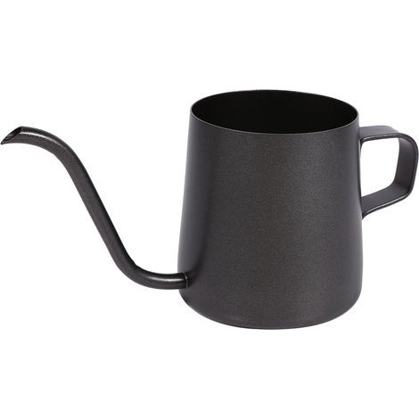 Verseuse à café goutte à goutte en acier inoxydable noir avec long bec col de cygne (250 ml) (1/3)