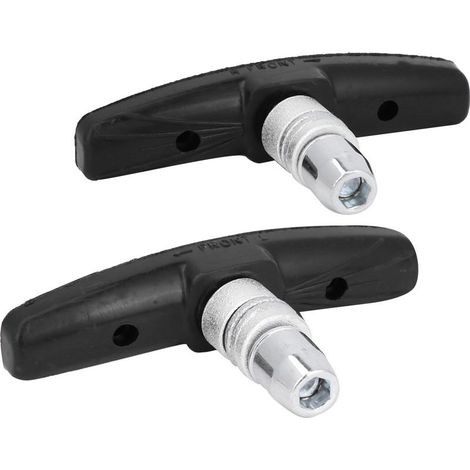 Paire de patins de frein V-Brake en caoutchouc pour vélo de route, plaquettes de freinage pour VTT, accessoires cyclisme (1/5)