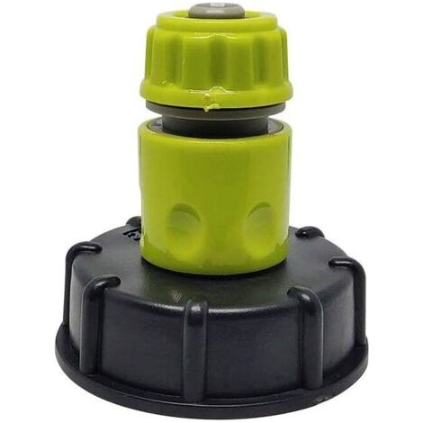 IBC Réservoir Robinet Adaptateur Jardin Tuyau Connecteur en Plastique-Tuyau d'eau Adaptateur Tuyau De Remplacement (1/5)