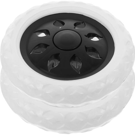 2-Piece Replacement Wheels for Shopping Trolley, Caster Wheel Set for Luggage Trolley for Easy and Convenient Use (1/5)