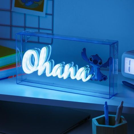 Paladone Disney Ohana Stitch Lampe Néon Colorée 15x30 cm (1/4)