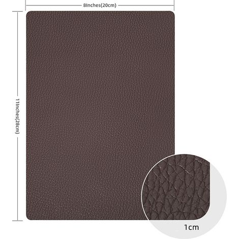 Patch auto-adhésif en cuir PU