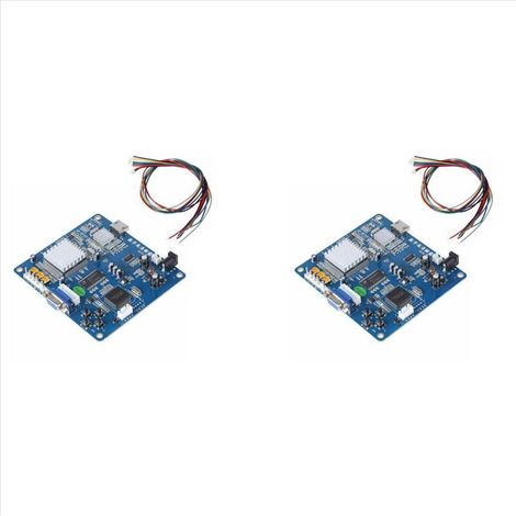 Carte convertisseur de sortie vidéo HD 2X VGA/RGB/CGA//YUV vers compatible pour machine de jeu Arcade Blue