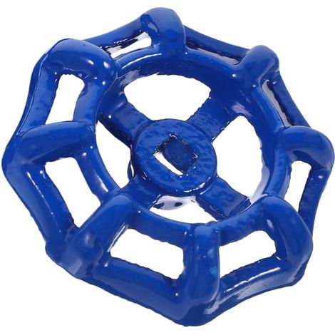 Poignée de Vanne en Fer Bleue pour Robinet, 1 Pièce (1/5)