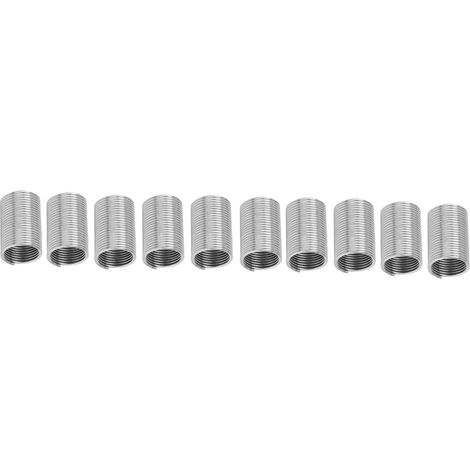 10 inserts filetés en acier inoxydable, bagues de filetage, fixations de réparation de filetage M10x1x3D (1/5)