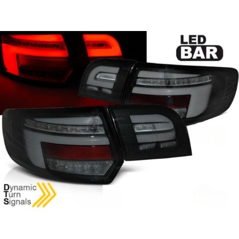 Paire de feux arriere Audi A3 8P sportback de 2003 a 2008 FULL LED noir
