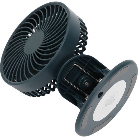 Tragbarer 3-stufiger Tischventilator, Mini-Clip-Ventilator für Zuhause, Büro und Schlafzimmer, grün (1/5)