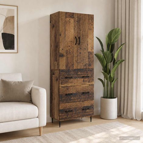vidaXL Ensemble de Meubles 2 pcs Bois ancien 66 x 34,5 x 90 cm (1/5)