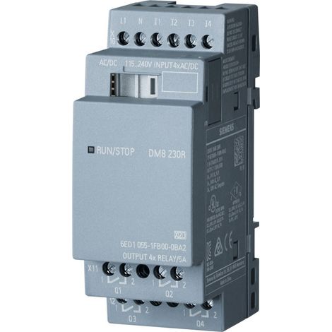 Siemens LOGO DM8 230R módulo negro para automatización
