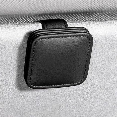 Montature per occhiali da auto in vendita, adatte per Toyota CHR Corolla Ralink Camry, aletta parasole con clip, accessori interni per riporre gli occhiali (nero 6,36 cm) (1/4)