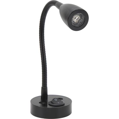 Qiilu 12V LED Liseuse RV Dimmable Lampe de Lecture 360 Degrés (1/5)