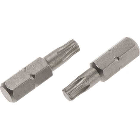 Embout de vissage RS PRO Torx, T25, L. 25 mm, Acier chrome vanadium ( Prix pour Lot de 5 )