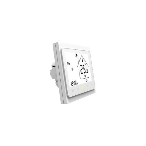 Modelo BHT002GC Calentador de agua con termostato inteligente y controlador de temperatura, color blanco.
