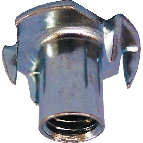 Fabory M4X6MM 4 Pronged T-Nut BZP- you get 50 (1/4)