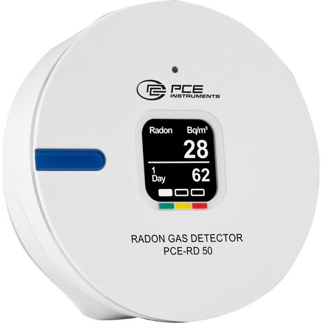 PCE Instruments PCE-RD 50 Radon-Messgerät 0 - 9999 Bq/m³ mit Datenloggerfunktion kalibriert Werkssta (1/5)