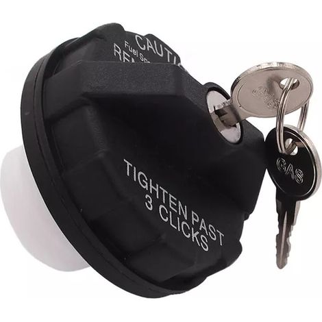 Bouchon de réservoir d'essence noir pour Jeep Wrangler, numéros de modèle 82400806, 52100239 et 82400041. (1/4)
