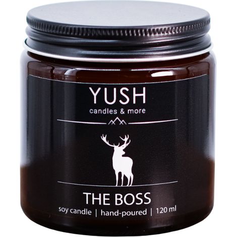 The Boss – Duftkerze aus Sojawachs mit Geranie, Zimt, Nelke und Zitrusnoten – 120 ml (1/3)